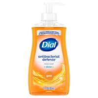 Dial Antibacterial Defense Gold + Aloe Hand Soap, 11 fl oz, 11 Fluid ounce