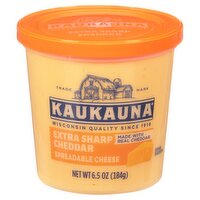 KAUKAUNA Extra Sharp Cheddar Spreadable Cheese, 6.5 oz, 6.5 Ounce