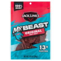 Jack Link's Original Beef Jerky Meat Snacks, 1.25 oz