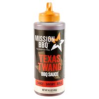 Mission BBQ Texas Twang BBQ Sauce, 14.5 oz