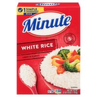 Minute Light & Fluffy White Rice, 42 oz