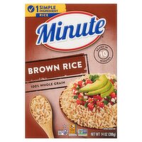 Minute 100% Whole Grain Brown Rice, 14 oz, 14 Ounce