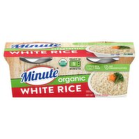 Minute Organic White Rice, 8.8 oz