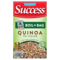 Success Boil-in-Bag Tri-Color Quinoa, 4 count, 12 oz