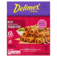 Delimex Beef Taquitos, 20 count, 20 oz