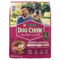 Purina Dog Chow Tender & Crunchy with Real Lamb & Turkey Flavor Dog Food, 16 lb