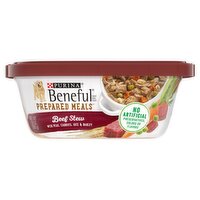 Purina Beneful Prepared Meals Beef Stew Dog Food, 10 oz