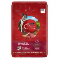 Purina ONE Small Bites Beef & Rice Formula Adult Dog Food, 16.5 lb