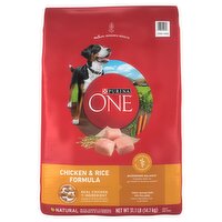 Purina ONE Chicken & Rice Formula Adult Dog Food, 31.1 lb