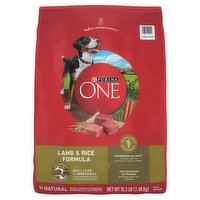 Purina ONE Lamb & Rice Formula Adult Dog Food, 16.5 lb