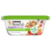 Purina Beneful Chopped Blends with Lamb, Brown Rice, Carrots & Tomatoes Dog Food, 10 oz