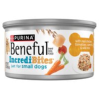 Purina Beneful Incredibites with Real Chicken, Tomatoes, Carrots & Wild Rice Dog Food, 3 oz