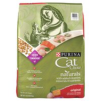 Purina Cat Chow Naturals Original with Savory Real Chicken and Nutrient-Rich Salmon Cat Food, 18 lb, 18 Pound