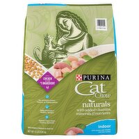 Purina Cat Chow Naturals Indoor with Savory Real Chicken and Lean Turkey Cat Food, 13 lb, 13 Pound