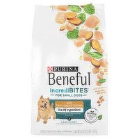 Purina Beneful IncrediBites with Farm-Raised Chicken Food for Adult Small Dogs, 56 oz