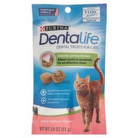 Purina DentaLife Savory Salmon Flavor Dental Treats for Cats, 1.8 oz, 1.8 Ounce