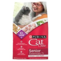 Purina Cat Chow Senior Essentials 7+ Immune + Joint Health Cat Food, 50.4 oz, 3.15 Pound