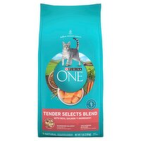 Purina ONE Tender Selects Blend with Real Salmon Adult Cat Food, 7 lb