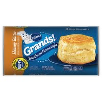 Pillsbury Grands! Southern Homestyle Honey Butter Big Biscuits, 8 count, 16.3 oz, 16.3 Ounce