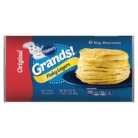 Pillsbury Grands! Flaky Layers Original Big Biscuits, 8 count, 16.3 oz, 16.3 Ounce