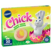 Pillsbury Ready to Bake! Chick Shape Sugar Cookie Dough, 20 count, 9.1 oz