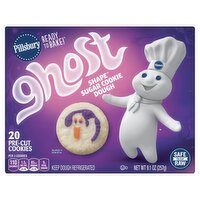 Pillsbury Ghost Shape Sugar Cookie Dough, 20 count, 9.1 oz 