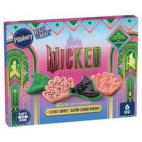 Pillsbury Wicked for Good Cutout Shape Sugar Cookie Dough, 10 count, 6 oz
