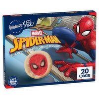 Pillsbury Spider-Man Shape Sugar Cookie Dough Pre-Cut Cookies, 20 count, 9.1 oz