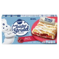 Pillsbury Toaster Strudel Cherry Toaster Pastries, 6 count, 11.7 oz, 11.7 Ounce