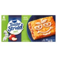 Pillsbury Toaster Strudel Apple Pastries, 6 count, 11.7 oz, 11.7 Ounce