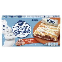 Pillsbury Toaster Strudel Cinnamon Roll Pastries, 6 count, 11.7 oz, 11.7 Ounce