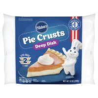 Pillsbury Deep Dish Pie Crusts & Pans, 2 count, 12 oz, 12 Ounce