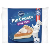 Pillsbury Deep Dish Pie Crusts & Pans, 2 count, 12 oz