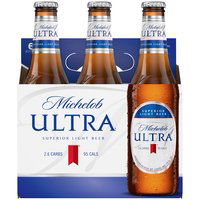 Michelob Ultra Beer - 6 Pack Bottles, 72 fl oz, 72 Fluid ounce