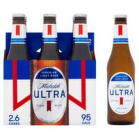 Michelob Ultra Superior Light Beer, 12 fl oz, 6 count, 72 Fluid ounce