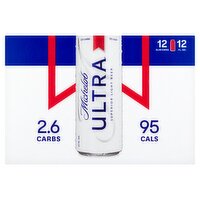 Michelob Ultra Beer - 12 Pack Cans, 144 fl oz