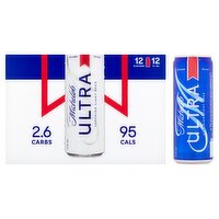 Michelob Ultra Superior Light Beer, 12 count, 12 fl oz