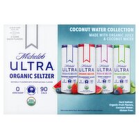 Michelob Ultra Coconut Water Collection Organic Hard Seltzer, 12 fl oz, 12 count