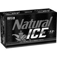 Natural Ice Beer - 15 Pack, 180 fl oz, 180 Fluid ounce