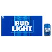 Bud Light Beer, 18 count, 12 fl oz