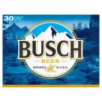 Busch Beer, 30 count, 12 fl oz