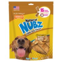 Nylabone Natural Nubz Peanut Butter Flavor Edible Dog Chews, 1.7 lb