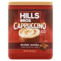 Hills Bros. Cappuccino Double Mocha Café Style Drink Mix, 16 oz