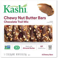 Kashi Chocolate Trail Mix Chewy Nut Butter Bars, 6.15 oz, 6.15 Ounce