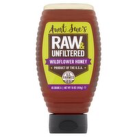 Aunt Sue's Raw & Unfiltered Wildflower Honey, 16 oz