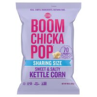 Angie's BOOMCHICKAPOP Sweet and Salty Kettle Corn Popcorn, Gluten Free, Party Size 10 oz.