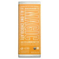 Dr. Bronner's Magic Salted Almond Butter All-One Dark Chocolate, 2.93 oz