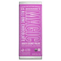 Dr. Bronner's Magic All-One Chocolate, Smooth Coconut Praline, 2.93oz