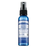 Dr. Bronner's Peppermint Organic Hand Sanitizer, 2 fl oz