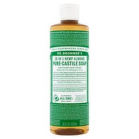 Dr. Bronner's 18-In-1 Hemp Almond Pure-Castile Soap, 16 fl oz